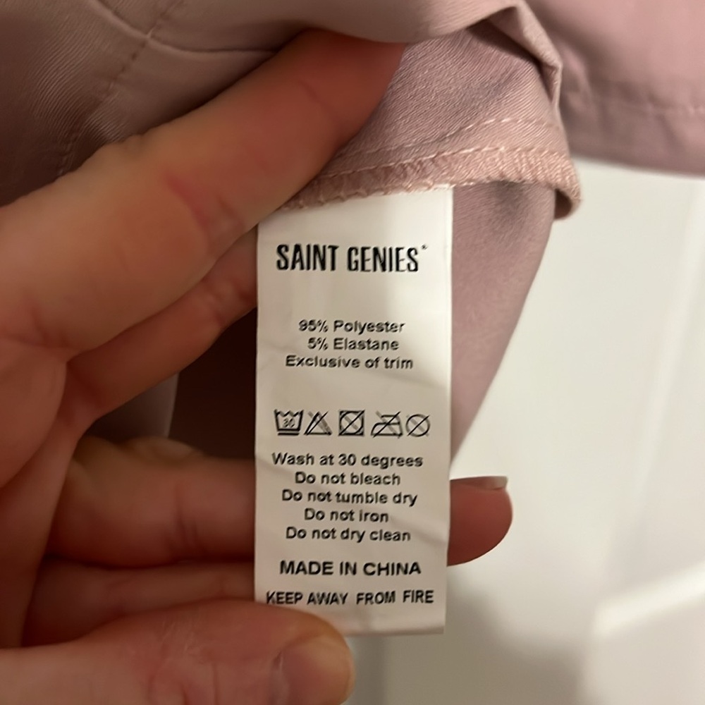 NWT ASOS Saint Genies Pearl Embellished Blazer Dress - Picture 6 of 8